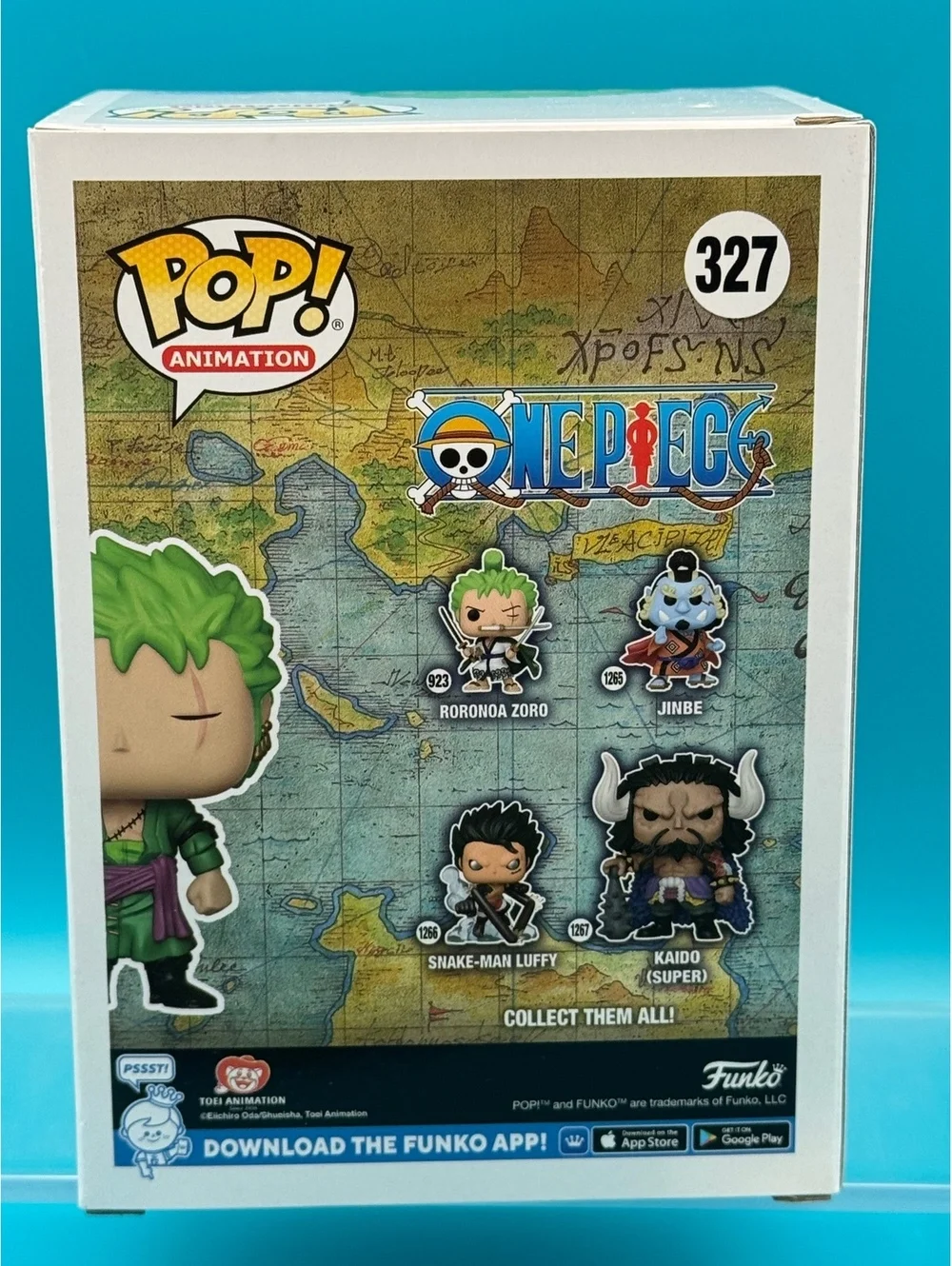 Chris Sabat Signed Zoro One Piece Kody exclusive glow in the dark Funko JSA COA
